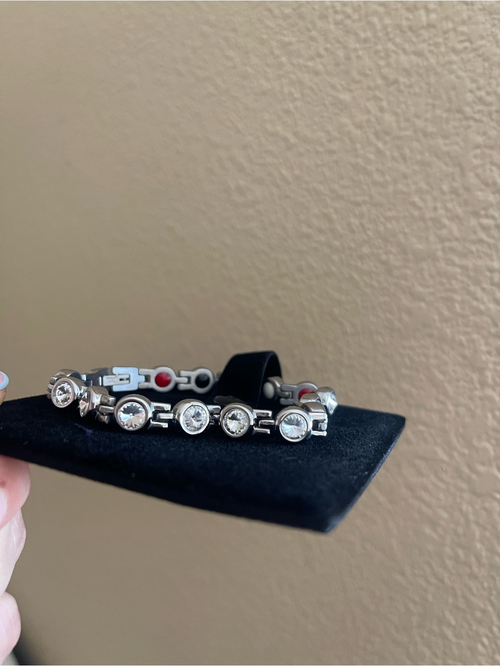 Nano-Ions Swarovski Silver Bracelet